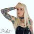 SiaLinda: BDSM Halsband Premium Vacchetta Leder aus Italien: rot, blau, grün oder schwarz, mit oder ohne Ring, Geschenkverpackung - SiaLinda.com